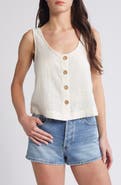 Rip Curl Classic Surf Cotton Crop Button-Up Tank