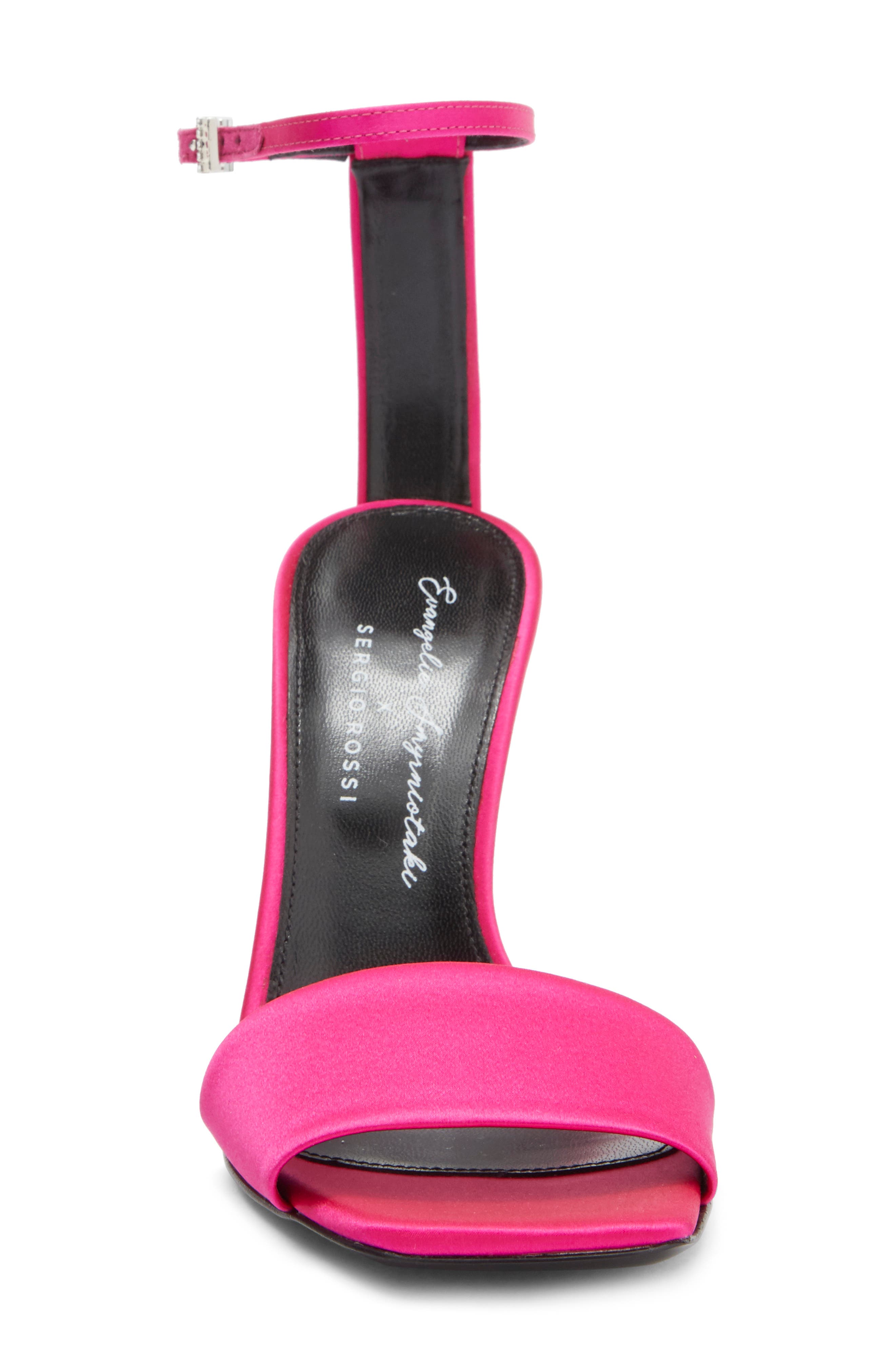 Sergio Rossi Square Toe Sandal, Alternate, color, 