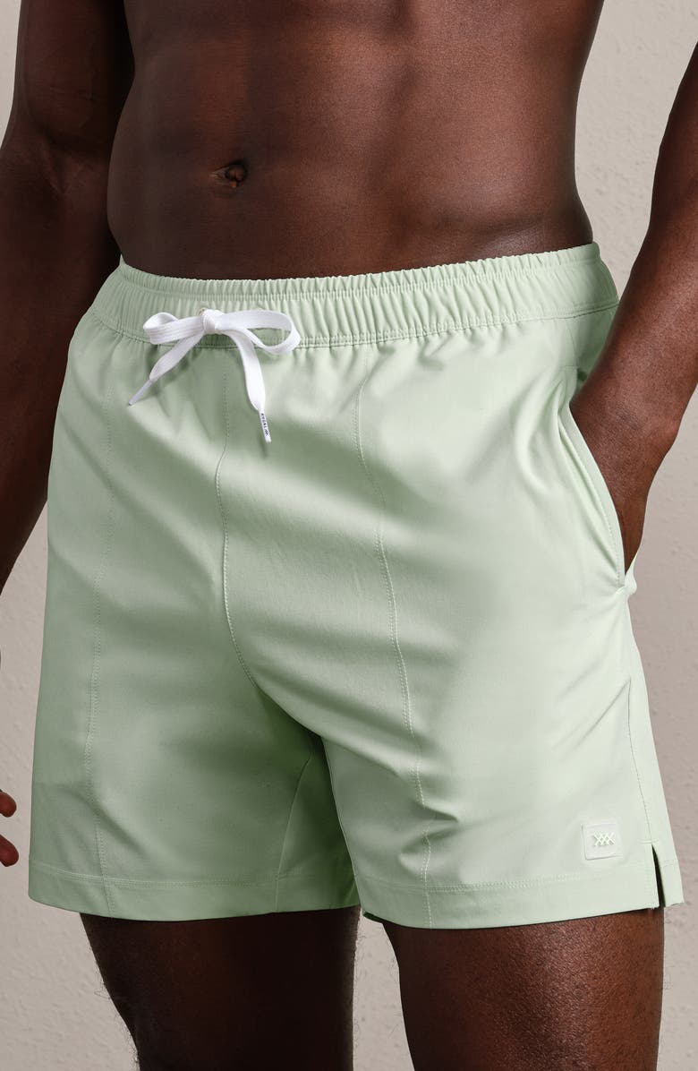 Rhone 5.5-Inch Water Repellent Swim Trunks, Alternate, color, Cool Mint