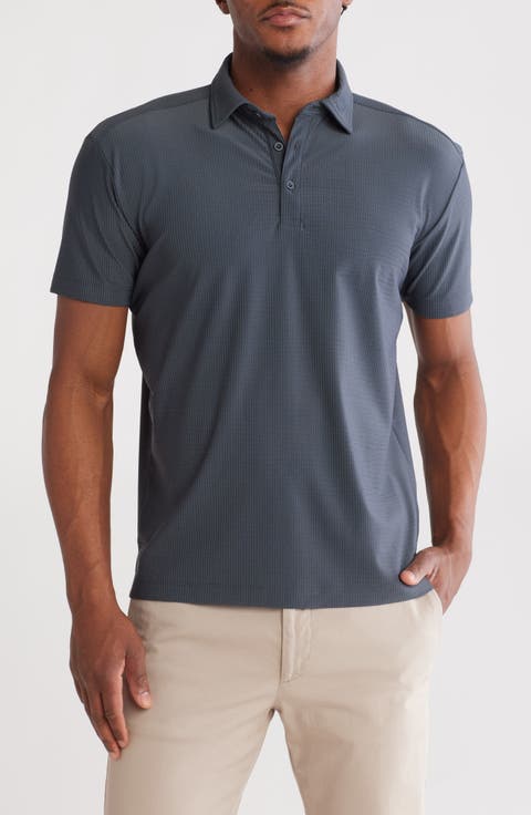 Hybrid Seersucker Performance Polo