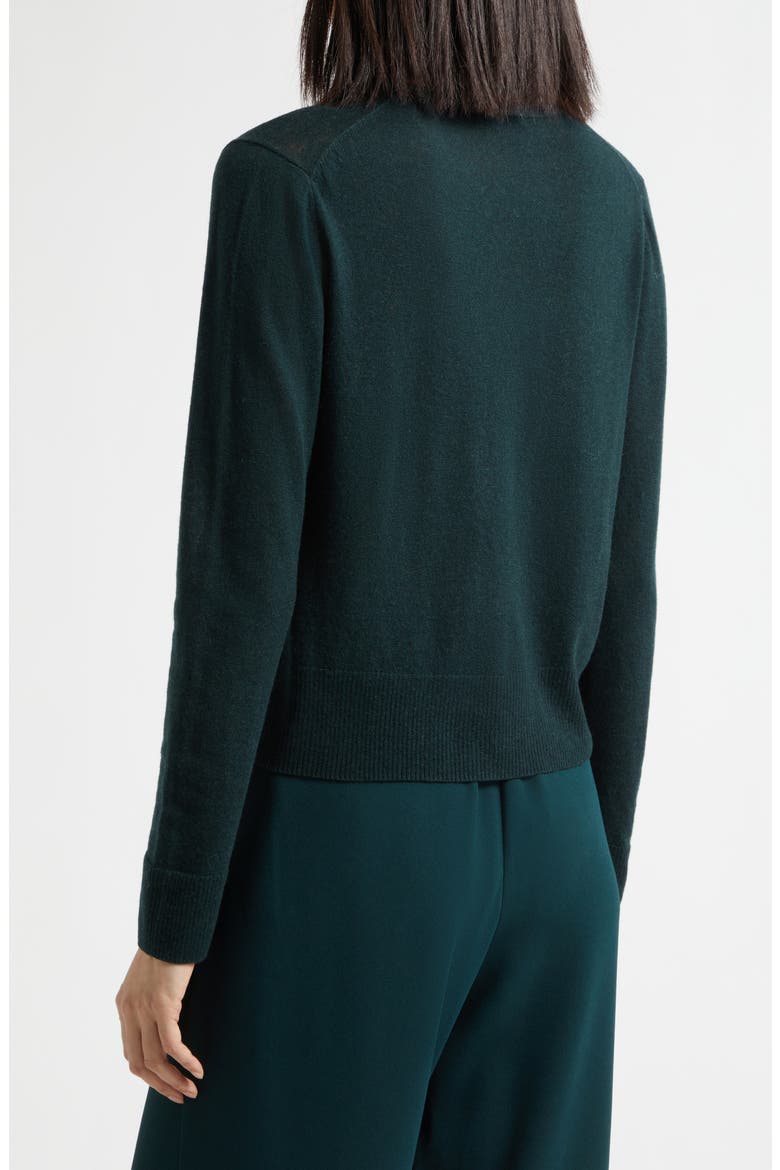 Wool V-Neck Cardigan, Alternate, color, JUNIPER