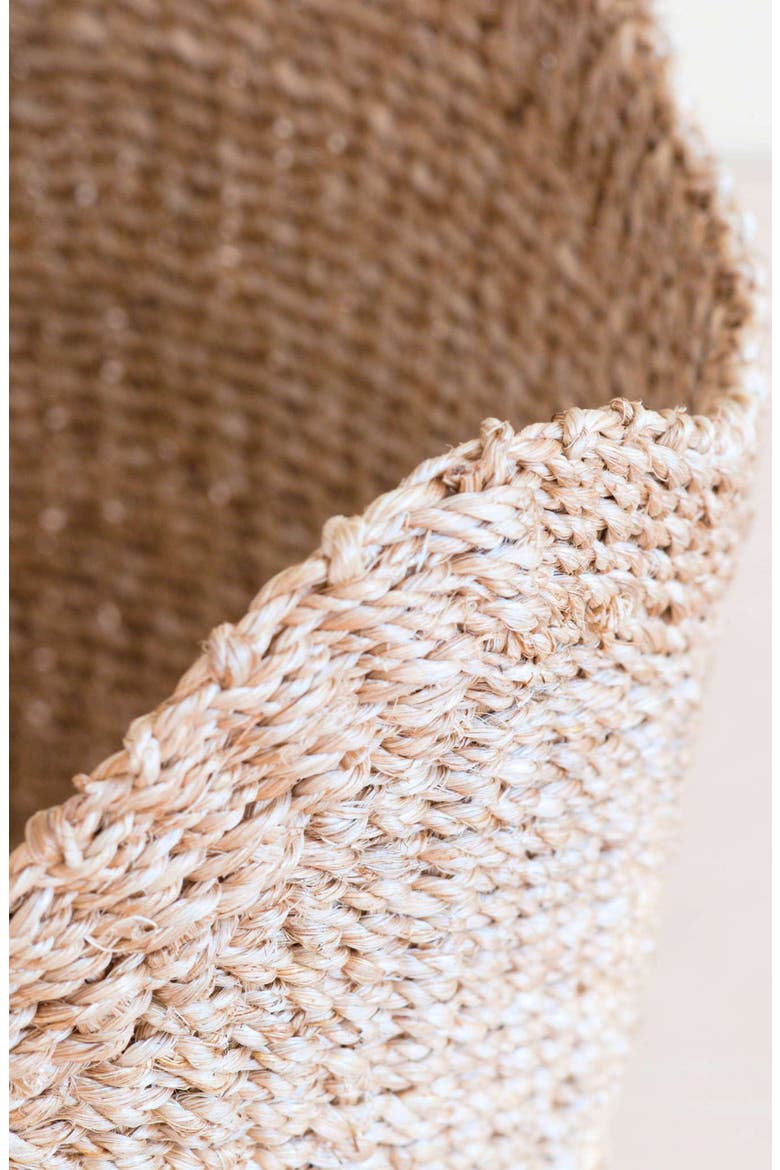 Scallop Edge Storage Basket, Alternate, color, Natural