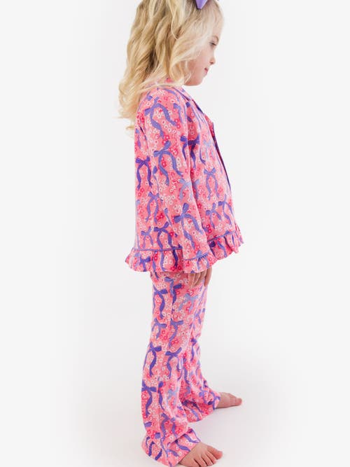 Rufflebutts Ruffle Flare Pajama Set In Multi