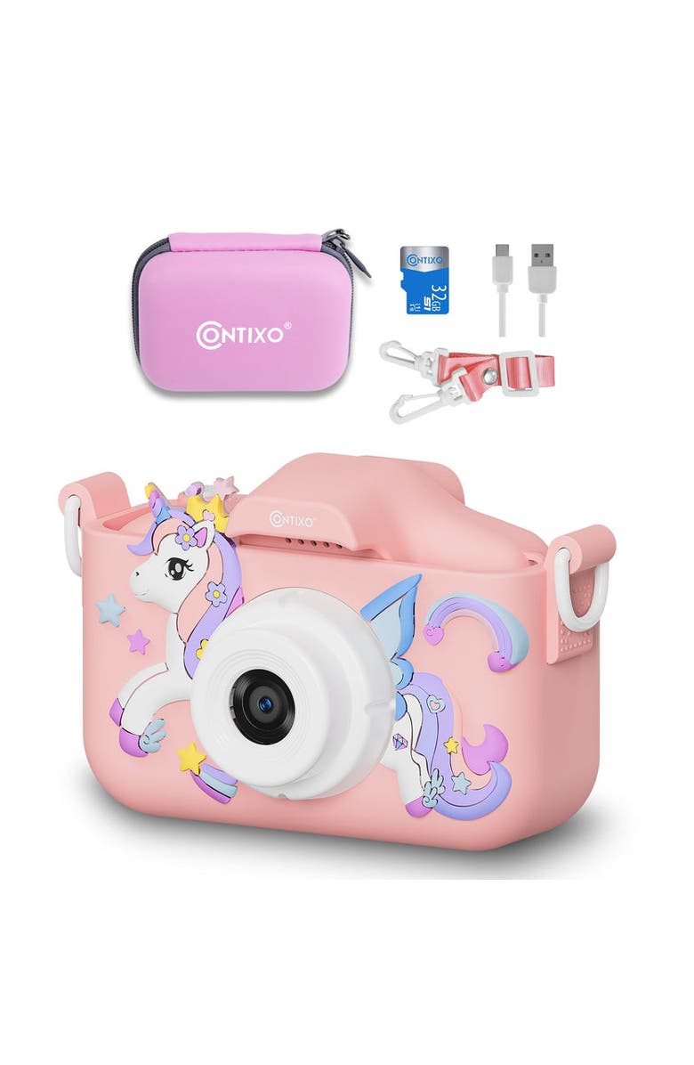 CONTIXO HD Digital Kids Camera, Alternate, color, Green Dinosaur