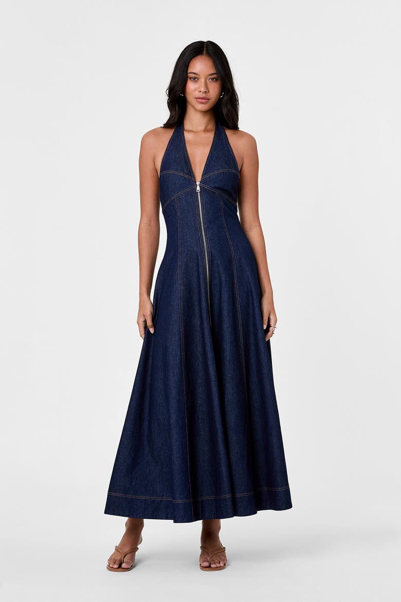 Elsa Dress, Alternate, color, Indigo