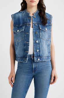 Mav Studded Denim Vest