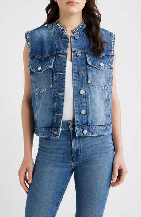 Mav Studded Denim Vest