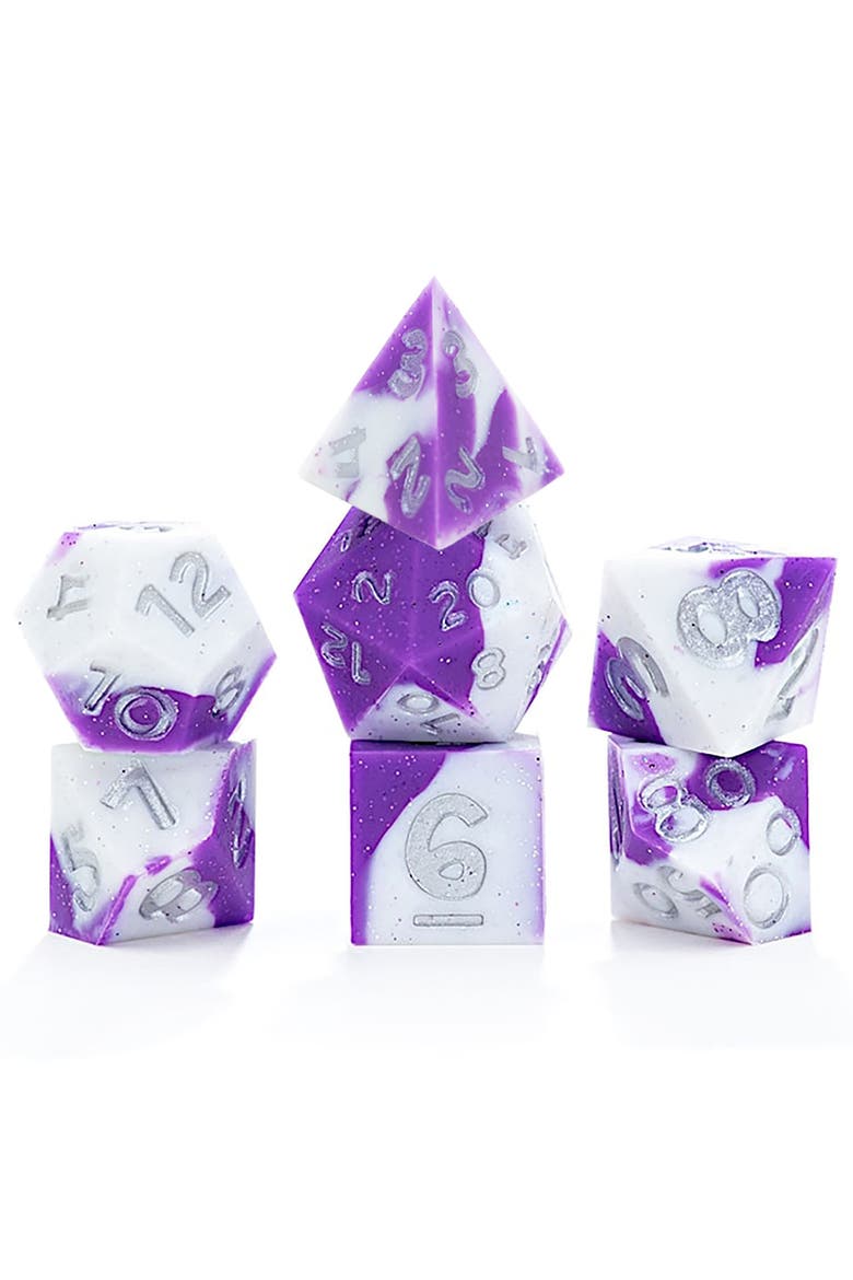 Amesquisht Antistress Dice 7Pc Rpg, Main, color, Multicolored