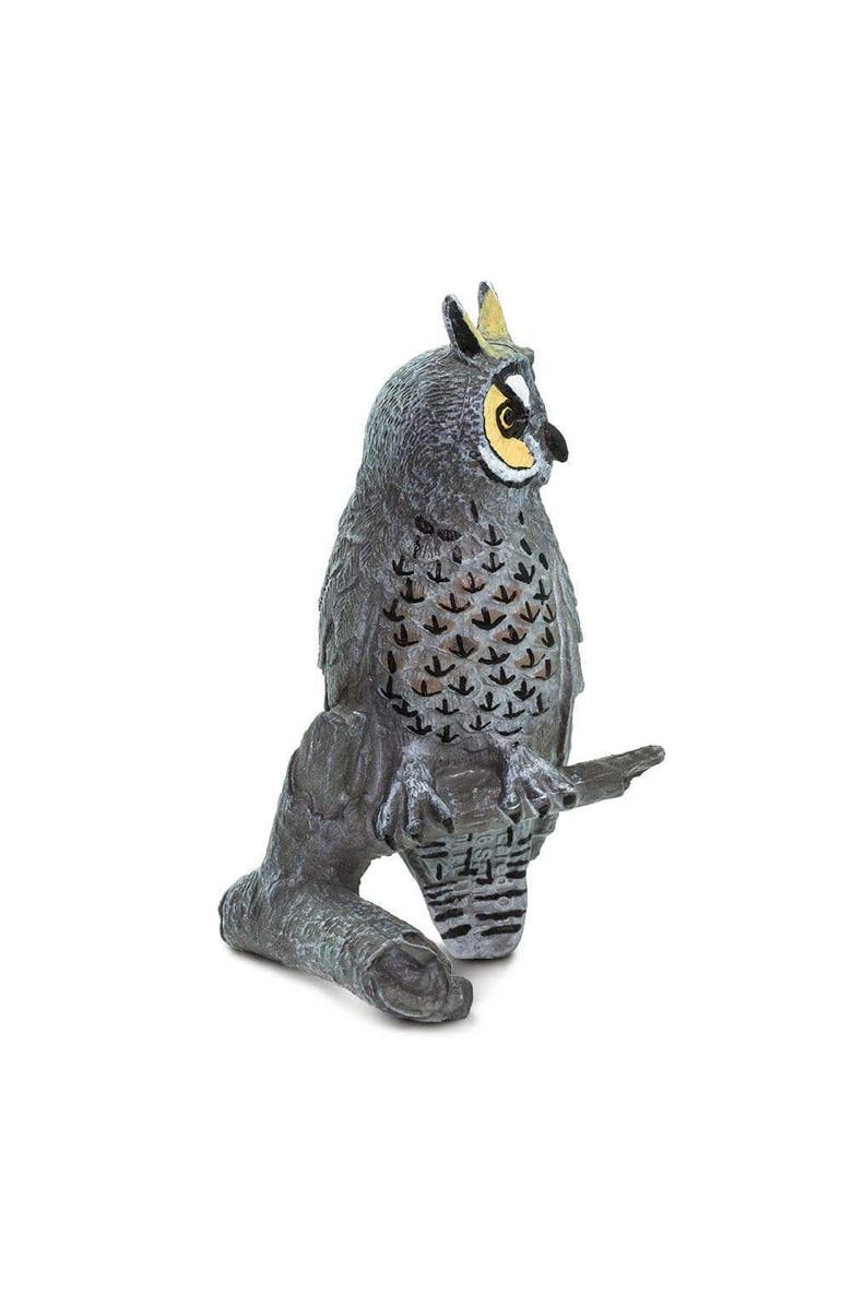 Safari Ltd. Long Eared Owl Kids Toy Figure, Alternate, color, NO COLOR