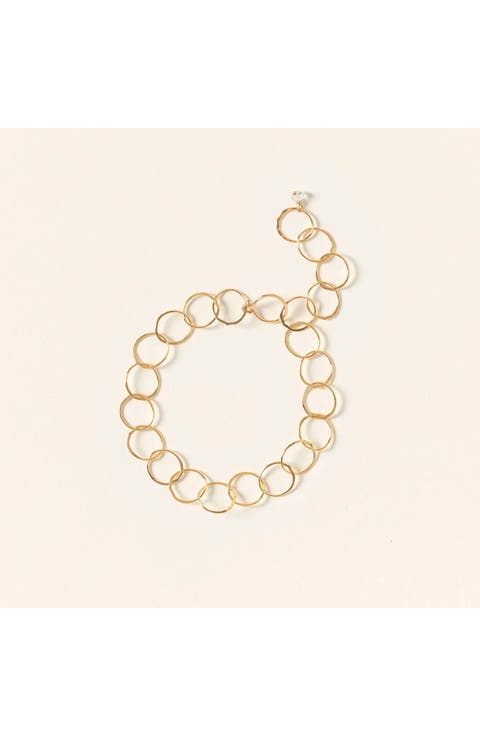 Herkimer Diamond Sparkle Bracelet 14k Gold Fill by Britta Ambauen