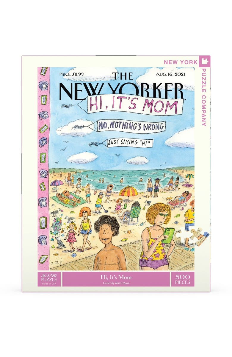 NEW YORK PUZZLE COMPANY Hi, It's Mom 500 Piece Puzzle, Main, color,