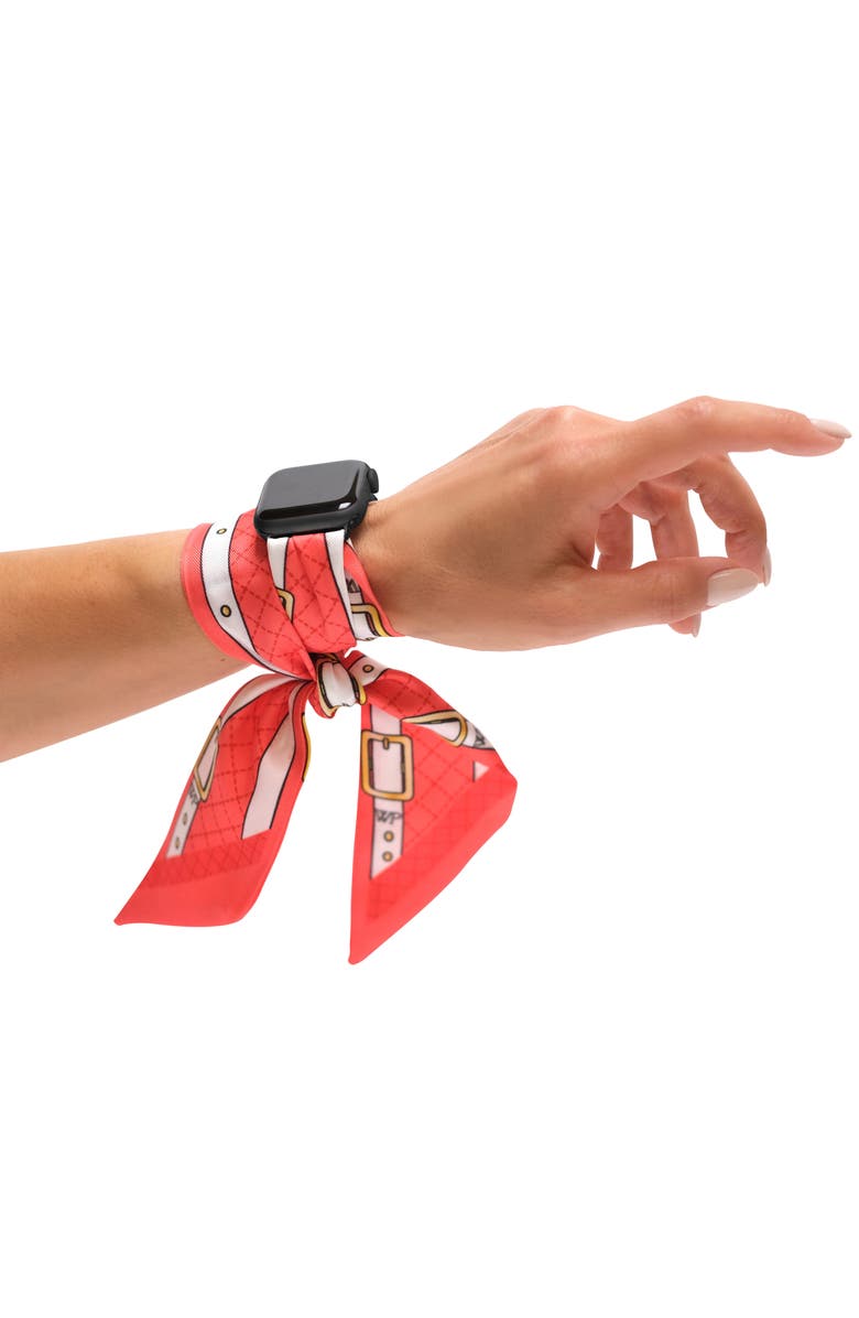 Wristpop Rouge Straps Apple Watch<sup>®</sup> Scarf Watchband, Alternate, color, 