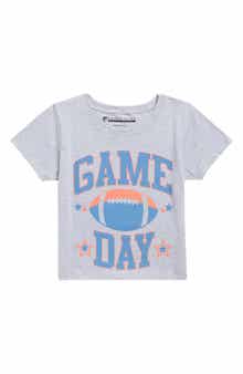 Kids' Game Day Football Cotton Oversize Graphic T-Shirt