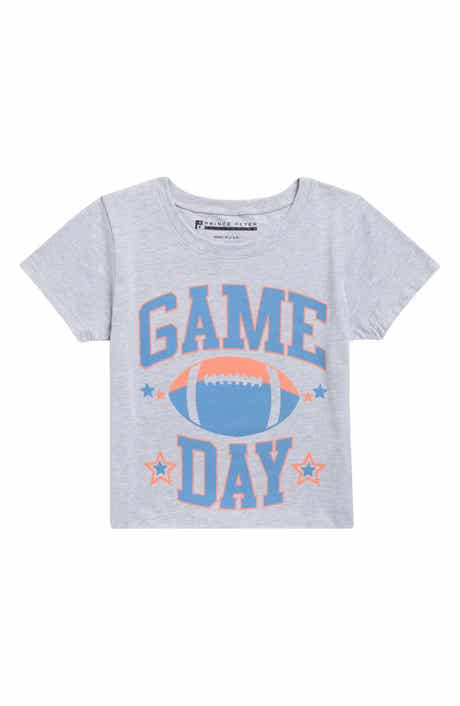 Kids' Game Day Football Cotton Oversize Graphic T-Shirt