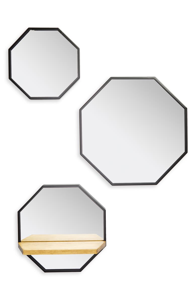 NEXT Bronx Set of 3 Octagon Mirrors, Main, color,