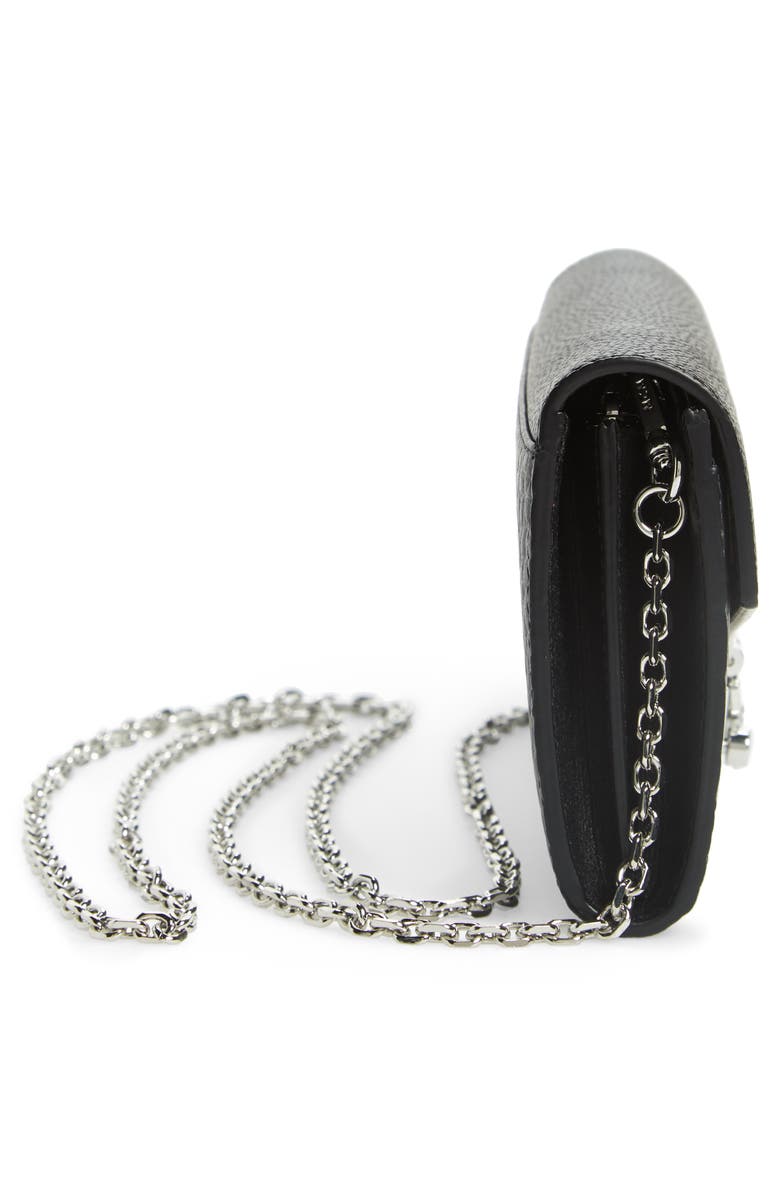 MCM Patricia Visetos Leather Wallet on a Chain, Alternate, color, 