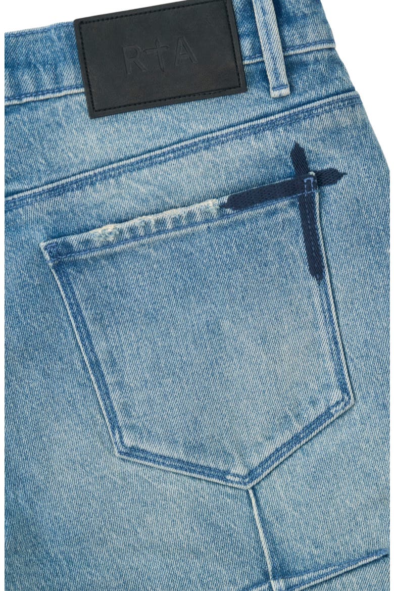 Clayton Ripped Skinny Jeans, Alternate, color, GOLDEN INDIGO