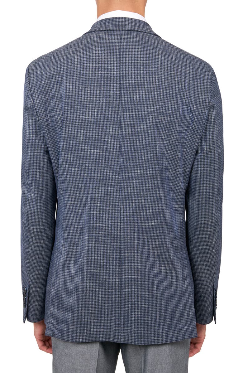 W.R.K Slim Fit Microcheck Sport Coat, Alternate, color, Blue