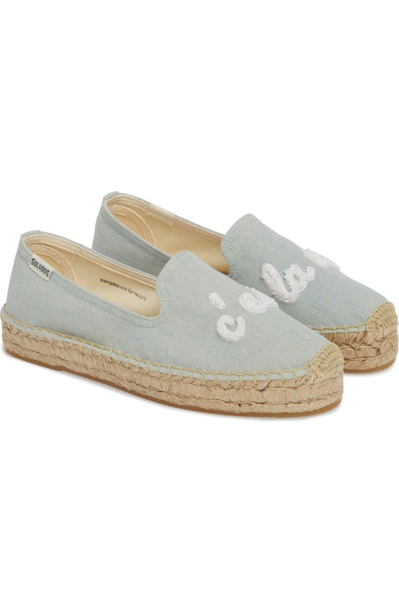 Soludos C'est la Vie Smoking Slipper Espadrille, Alternate, color,