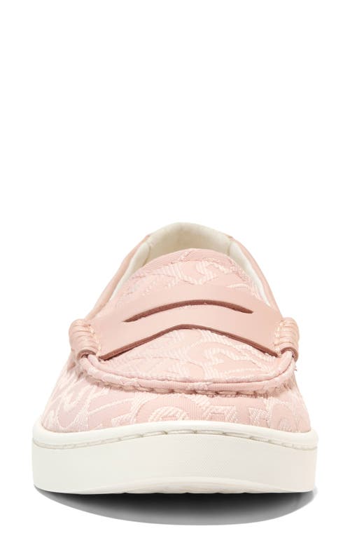 Cole Haan Nantucket Penny Loafer In Cameo Rose Double Jacquard