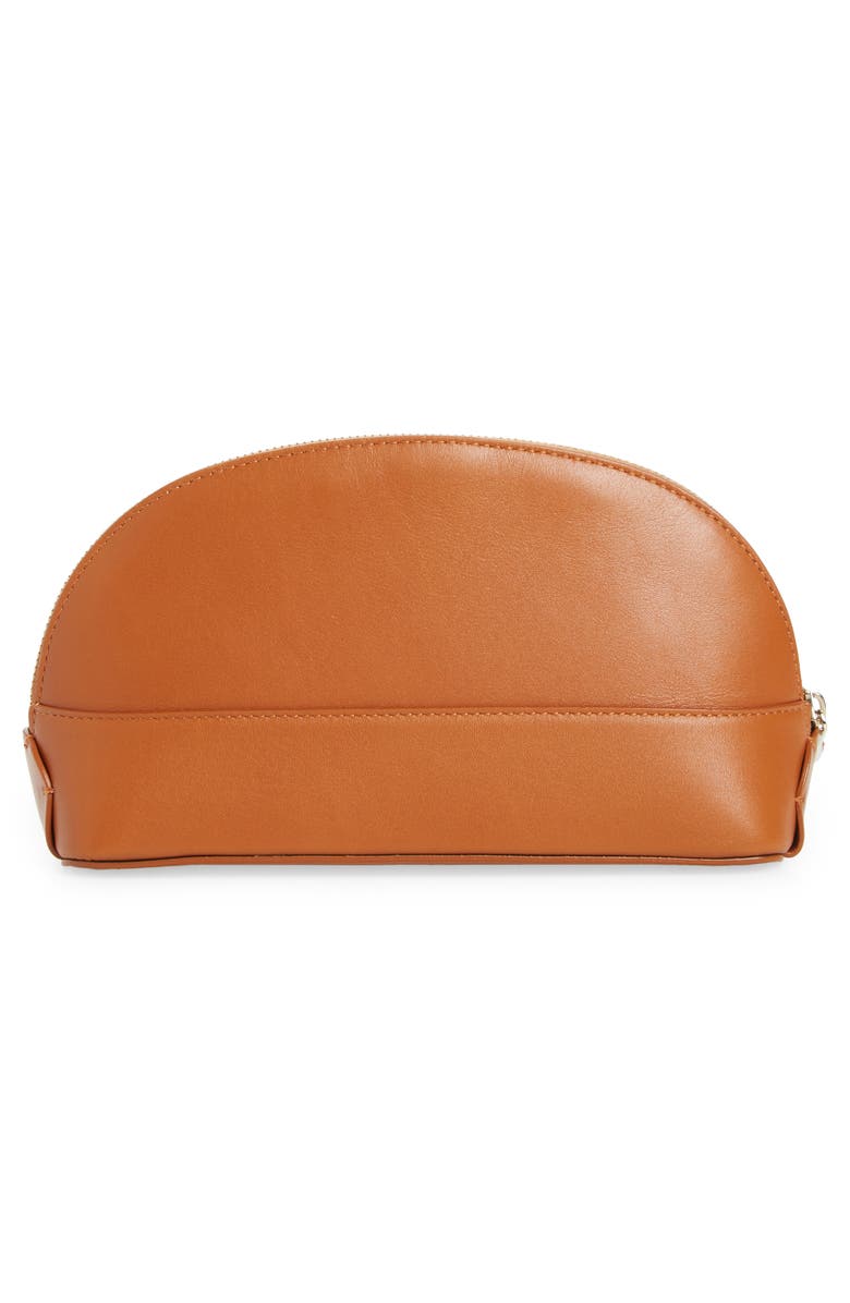 Chloé Sense Leather Cosmetics Pouch, Alternate, color,