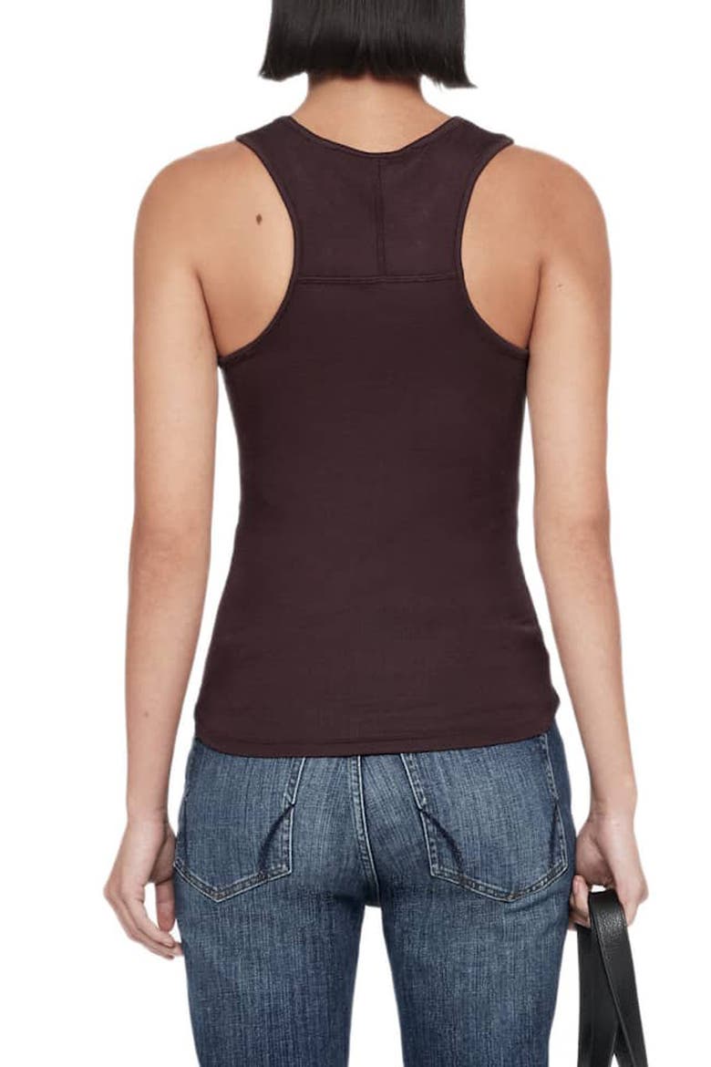 Teresa Modal Blend Tank, Alternate, color, AUBERGINE RED