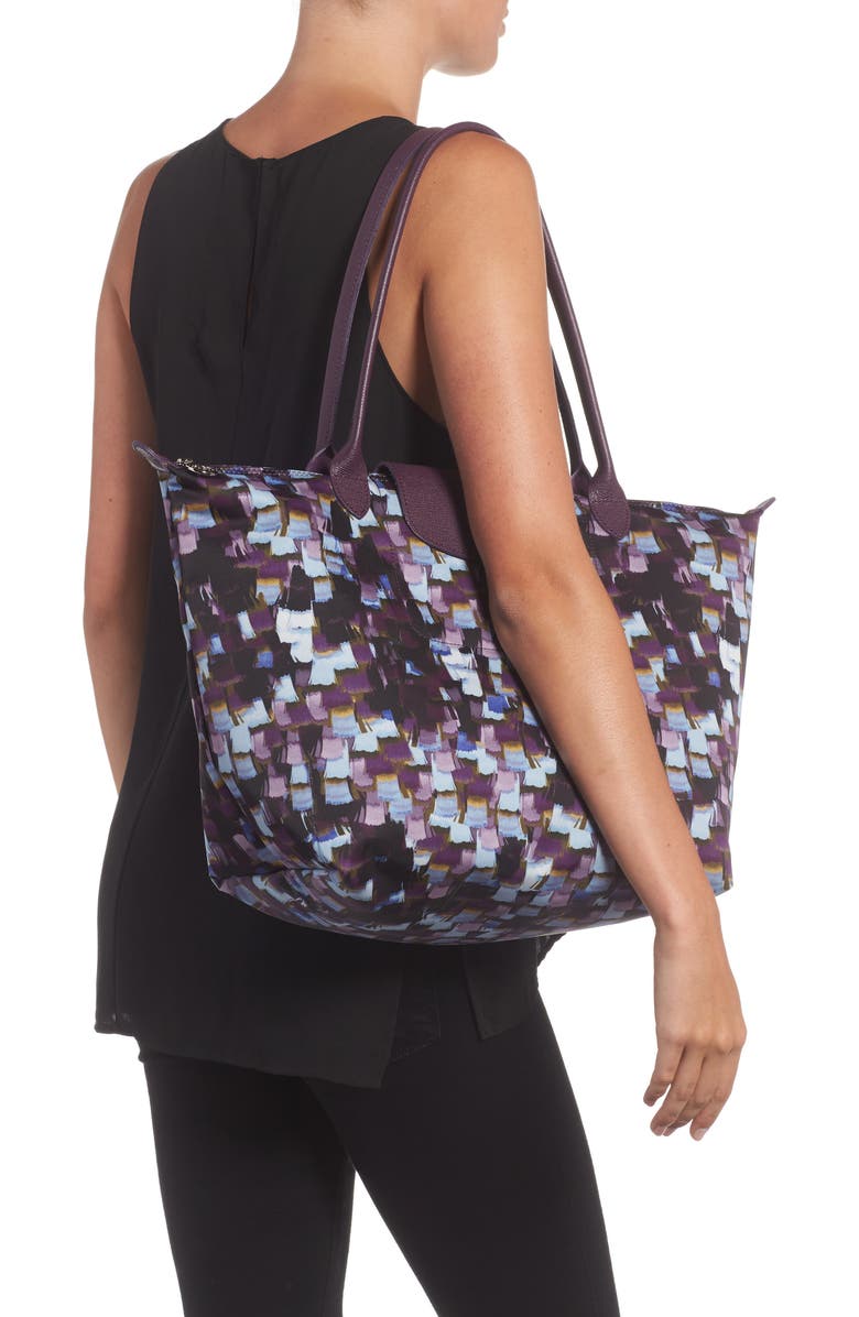 Longchamp Le Pliage Neo - Vibrations Large Nylon Tote, Alternate, color,