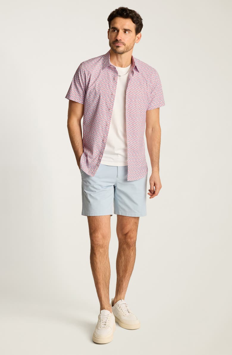 Bonobos Slim Fit Tech Performance Short Sleeve Button-Up Shirt, Alternate, color,