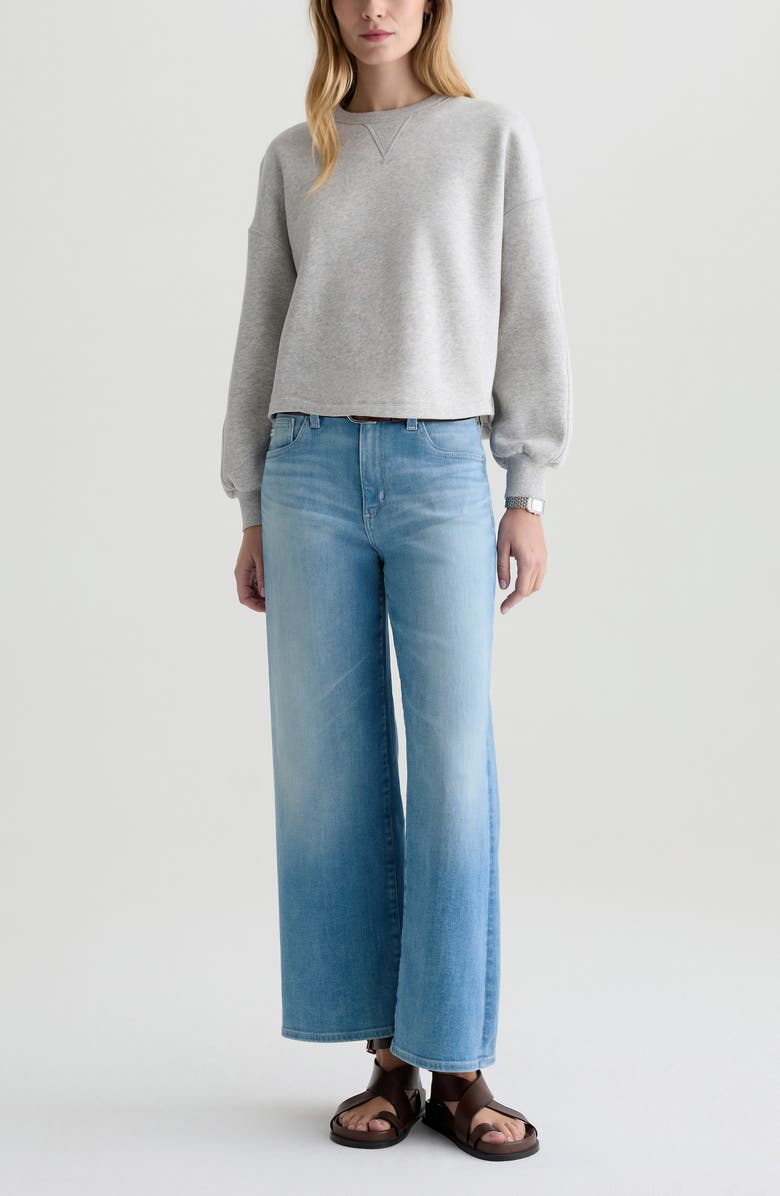 AG Saige Ankle Wide Leg Jeans, Alternate, color, Expedition