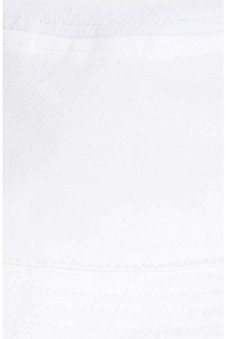 Twill Bucket Hat, Alternate, color, WHITE
