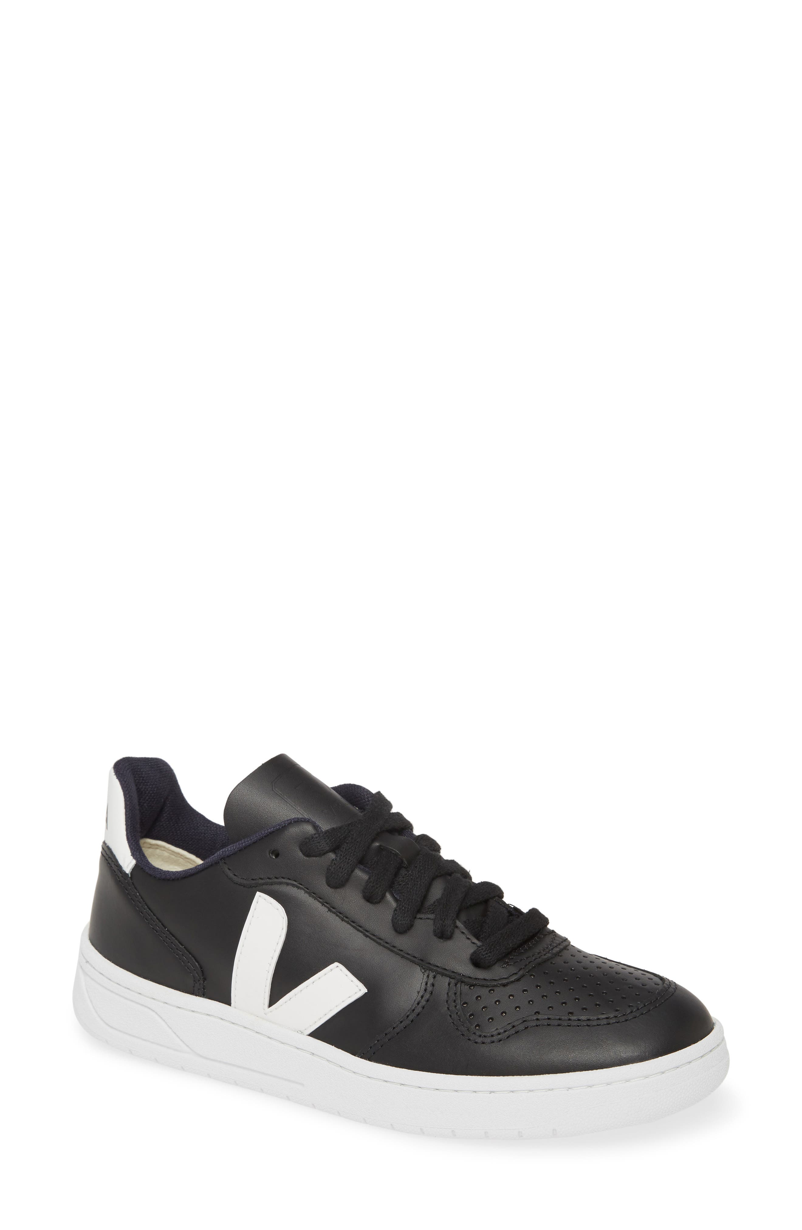 V-10 Sneaker, Main, color, BLACK/ WHITE/ WHITE SOLE