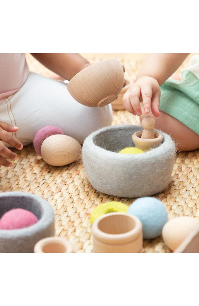 Kaplan Early Learning Company Container Play Toddler Loose Parts STEM Kit, Alternate, color, Multicolored