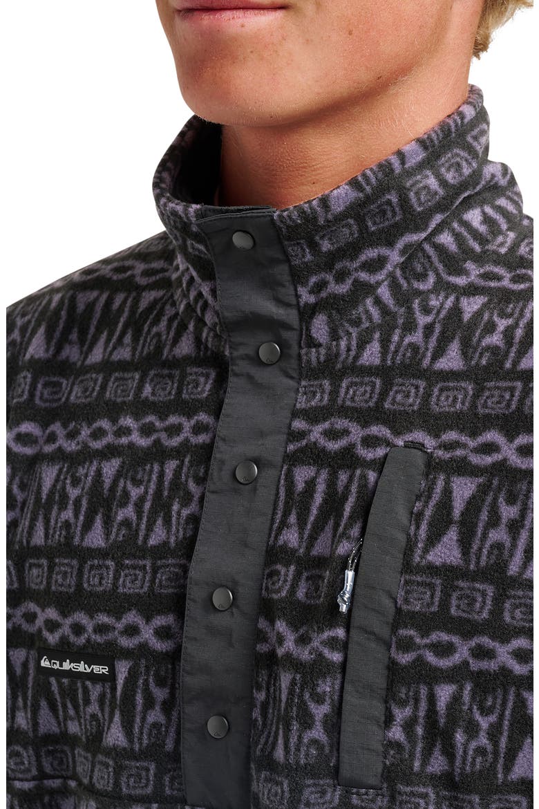 No Destination Fleece Pullover, Alternate, color, GRAYSTONE