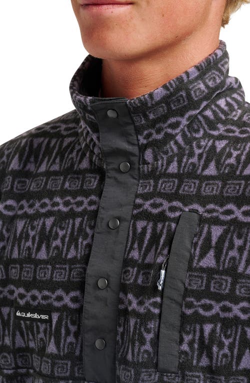 Quiksilver No Destination Fleece Pullover In Gray