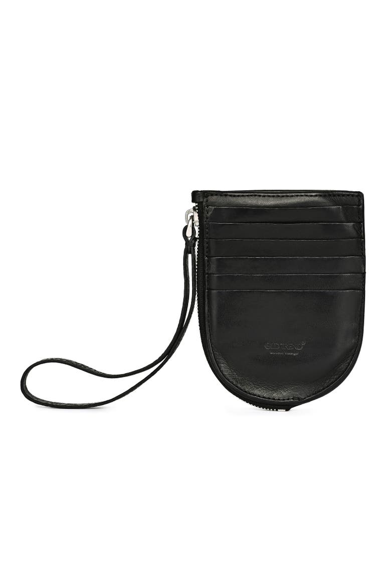 Lily Genuine Leather Traveler Wallet, Main, color, Black