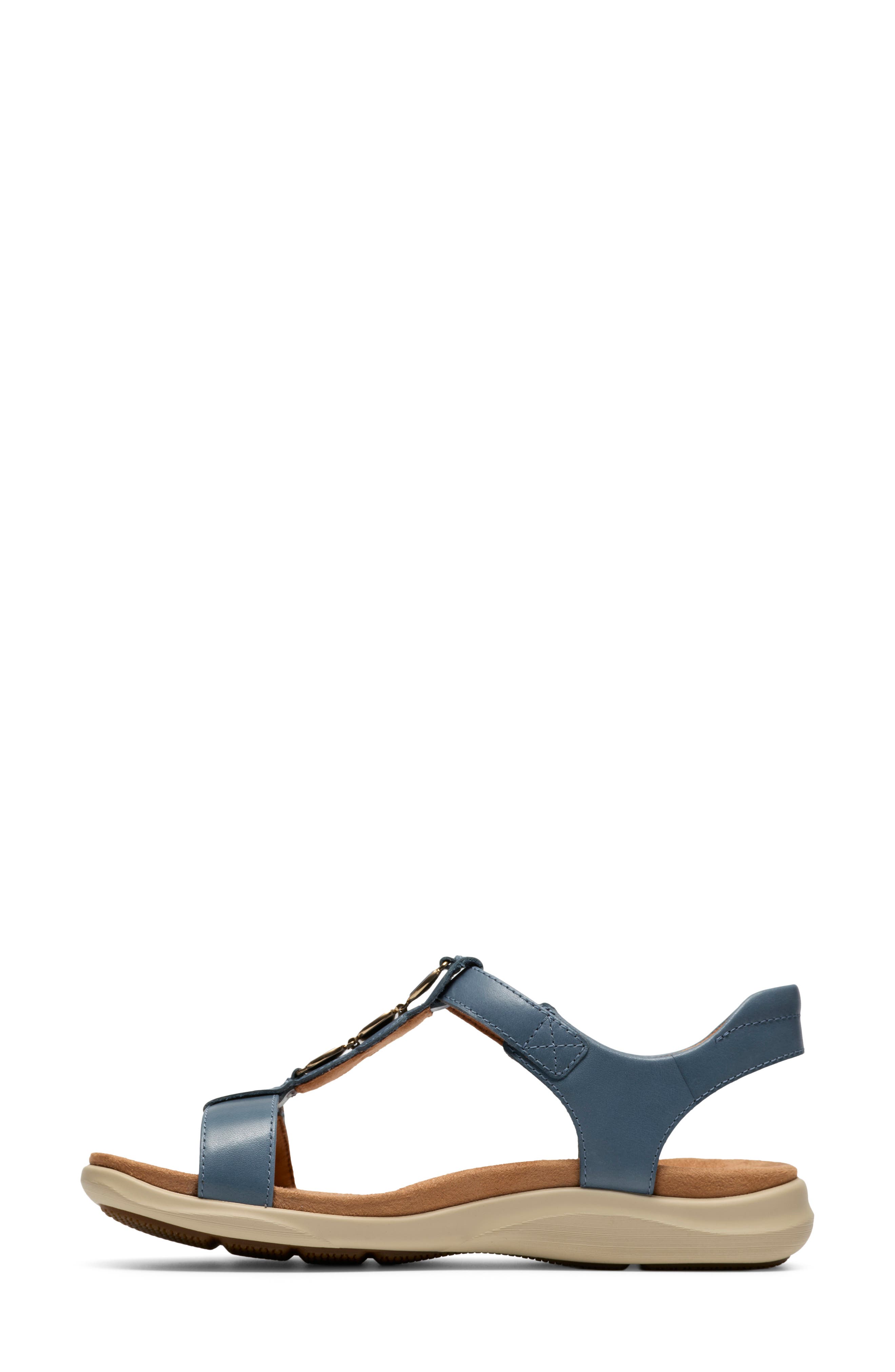 Kitly Gem Sandal, Alternate, color, DENIM BLUE LEATHER