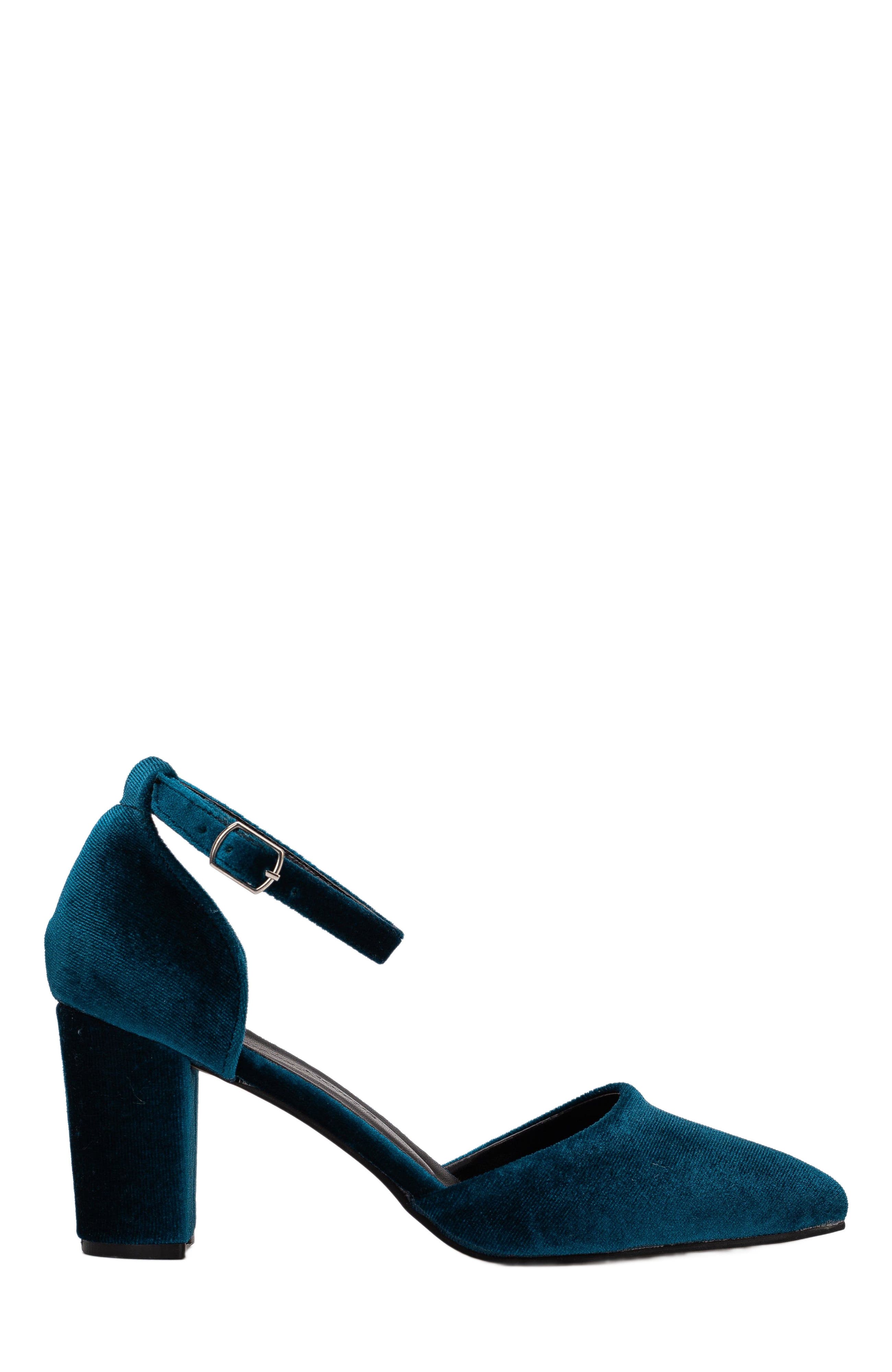 Forever & Always Shoes Hazel Block Heels with Pearls, Alternate, color, 