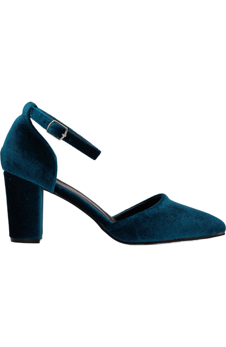 Forever & Always Shoes Hazel Block Heels with Pearls, Alternate, color,