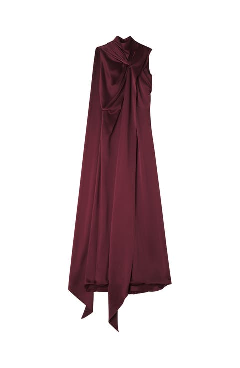 Long Jumpsuit In Satin