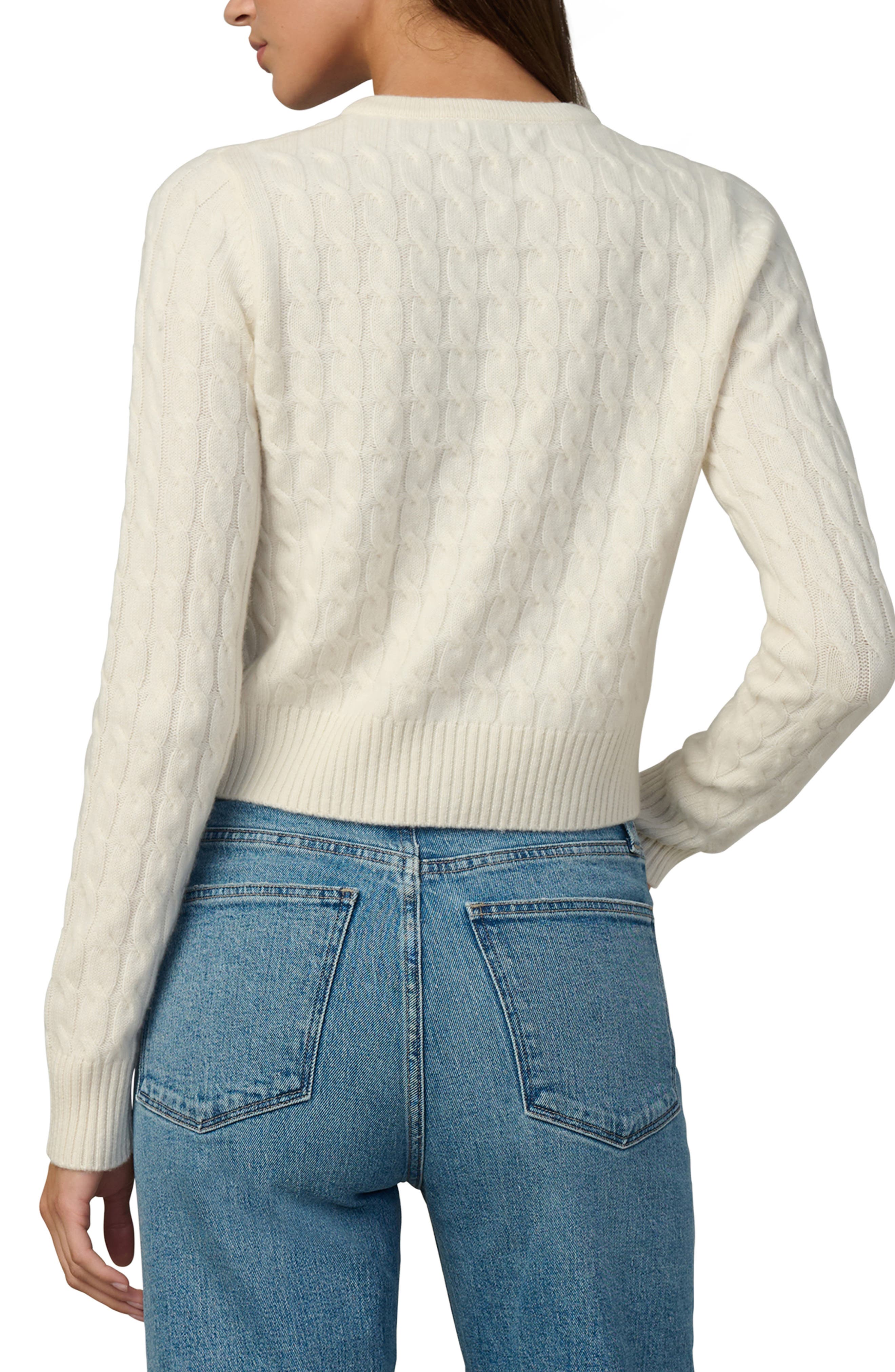 Dani Cable Cashmere Cardigan - image 2