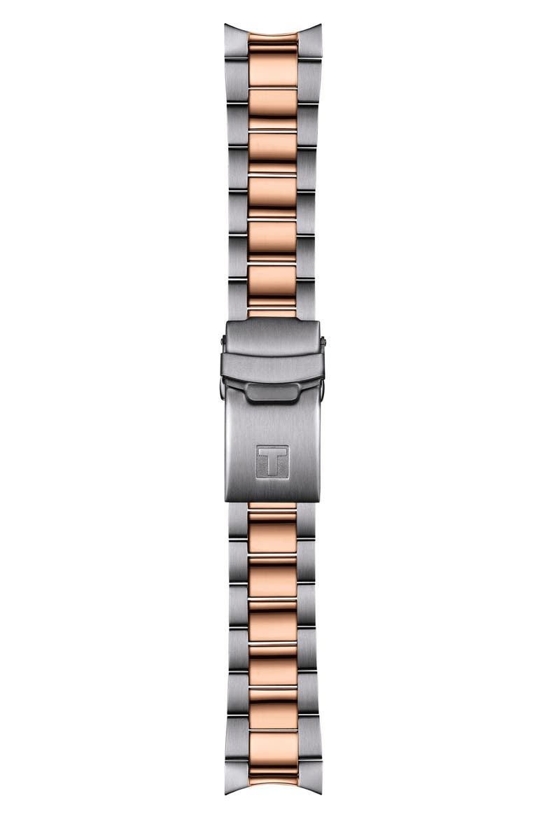 Seastar 1000 Two-Tone Bracelet Watch, 40mm, Alternate, color, BLACK