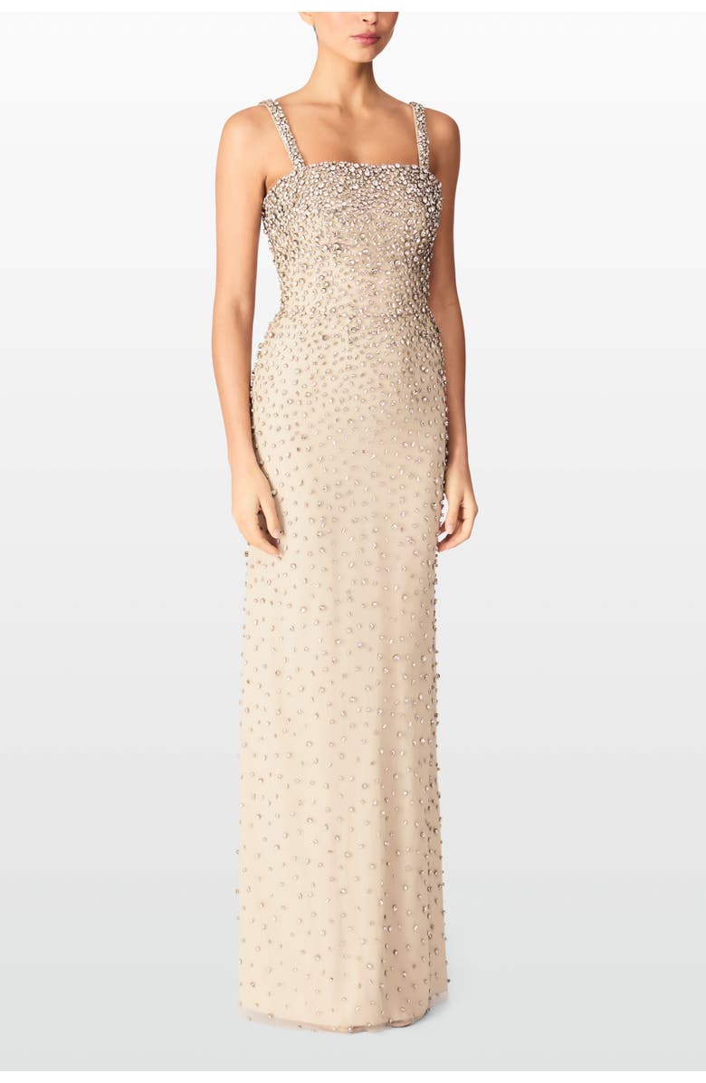 Jenny Packham Cherry Maxi Dress, Alternate, color, Moonstone