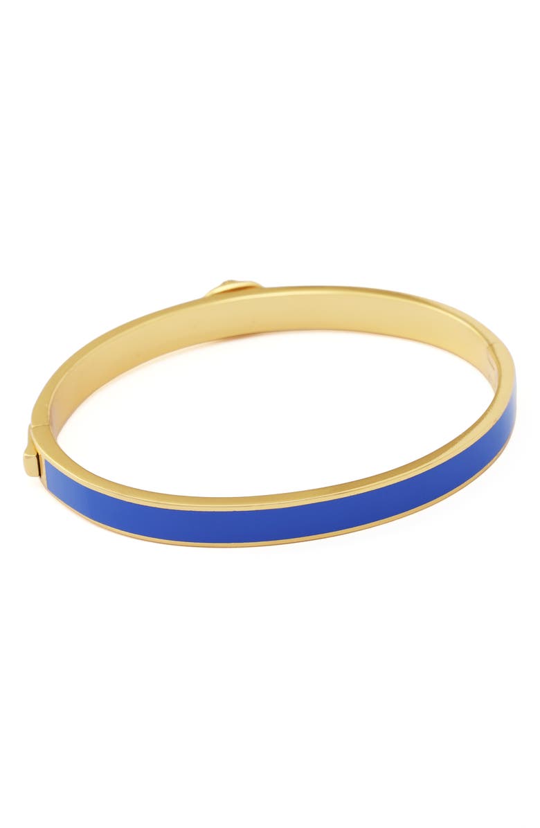 Kurt Geiger London Chelsea Enamel Hinged Bangle, Alternate, color, Blue
