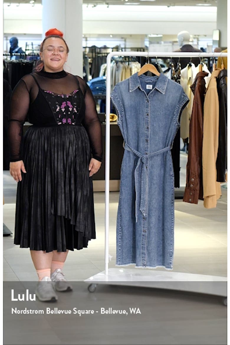 Weekend Belted Denim Shirtdress video