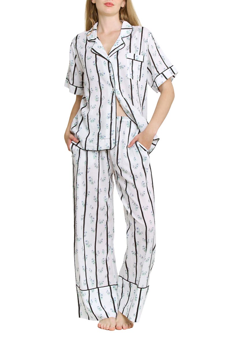 Good Life Pajamas, Main, color, DITSY STRIPE