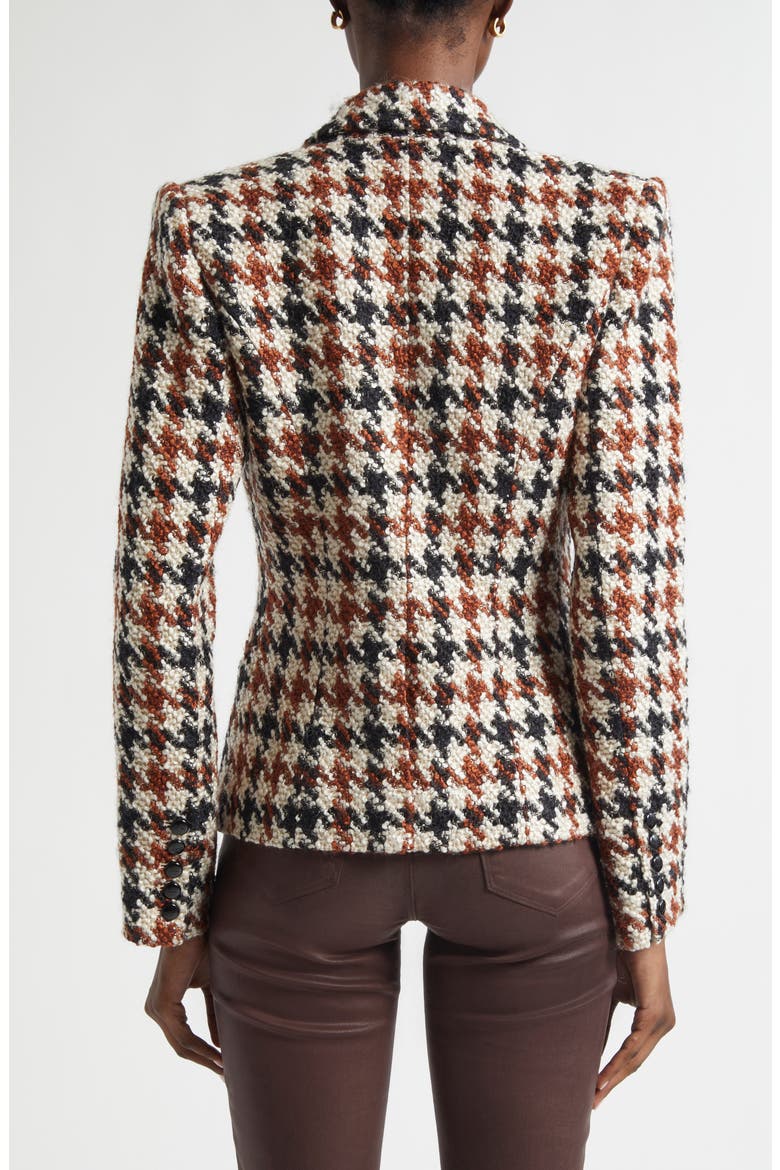 Marie Houndstooth Double Breasted Blazer, Alternate, color, BLACK/BROWN/CREAM HOUNDSTOOTH