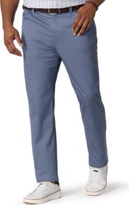 Oak Hill by DXL Big & Tall Straight-Fit 5-Pocket Tech Pants