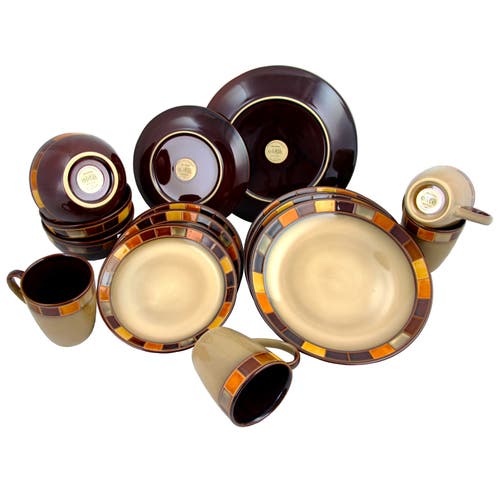 Gibson Elite Casa Estebana 16 Pc Dinnerware Set In Multi