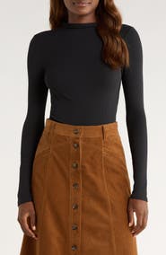 PAIGE Henrietta Long Sleeve Rib Top