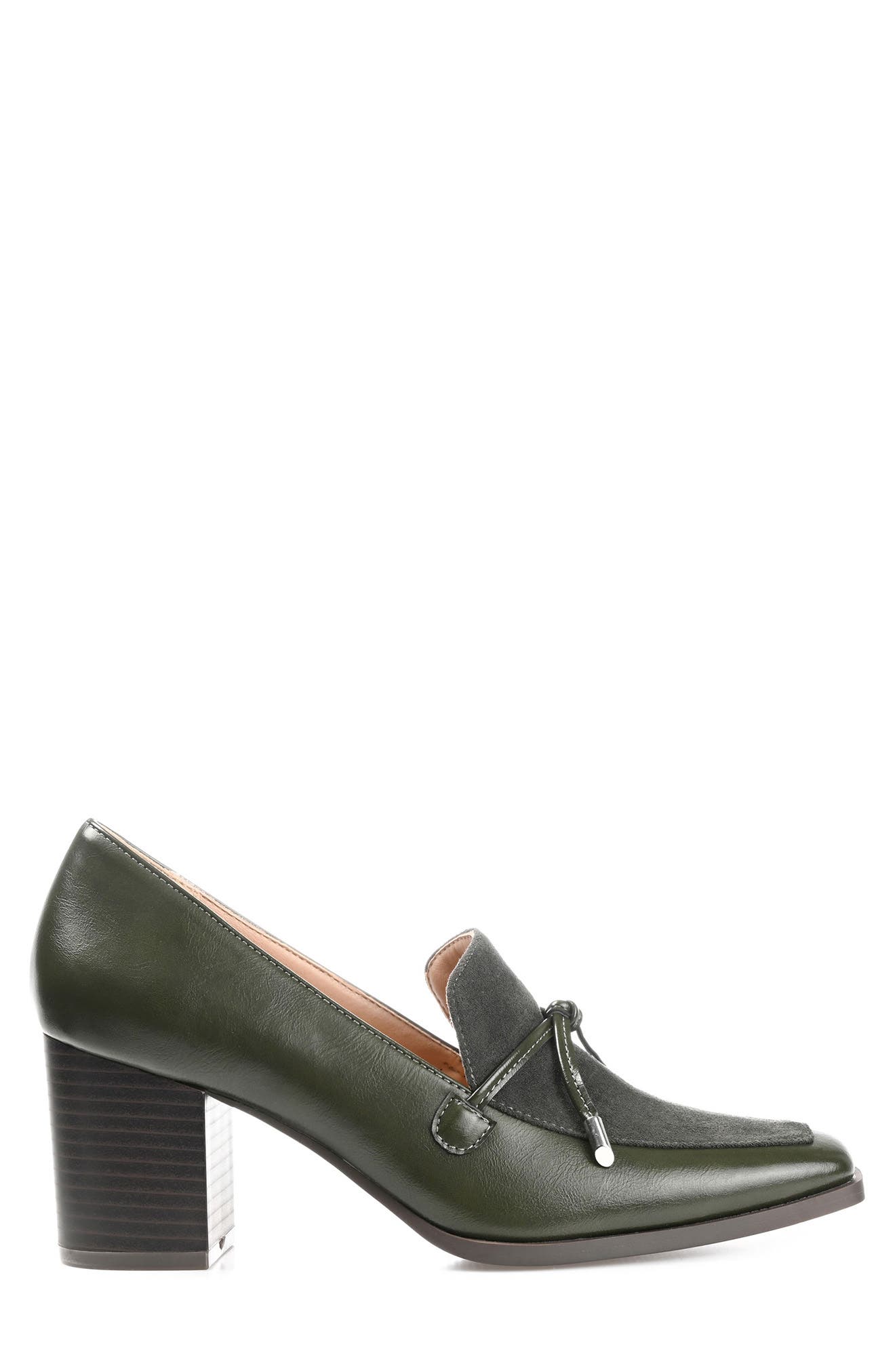 Crawford Vegan Leather Pump, Alternate, color, OLIVE